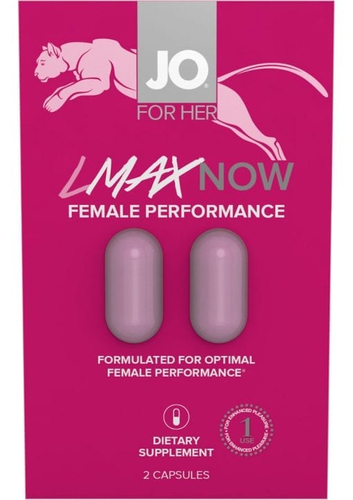 Jo LMAX Now Female Performance 2 Pill Pack 12/Display