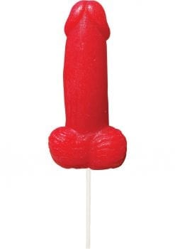 Eat Me Jumbo Gummy Cock Pop Strawberry Red