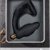 Ro-Zen 7 Speed Vibrating Silicone Cockring With Anal Plug Waterproof Black
