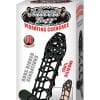 Mack Tuff Vibrating Silicone Cockcage Waterproof Black