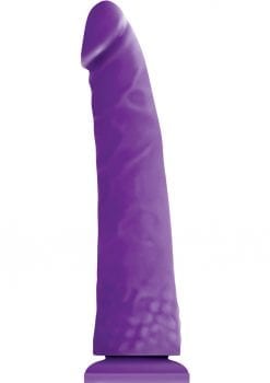 Colours Pleasures Thin 8in Dildo - Purple