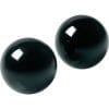 Master Series Jaded Glass Ben Wa Balls Black