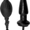 Master Series Expand Inflatable Anal Plug Black 3.5 Inches