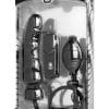 Master Series Ravage Vibrating Inflatable Dildo Black 8 Inch