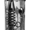 Master Series Accordion Inflatable Xl Anal Plug Black 14.5 Inch