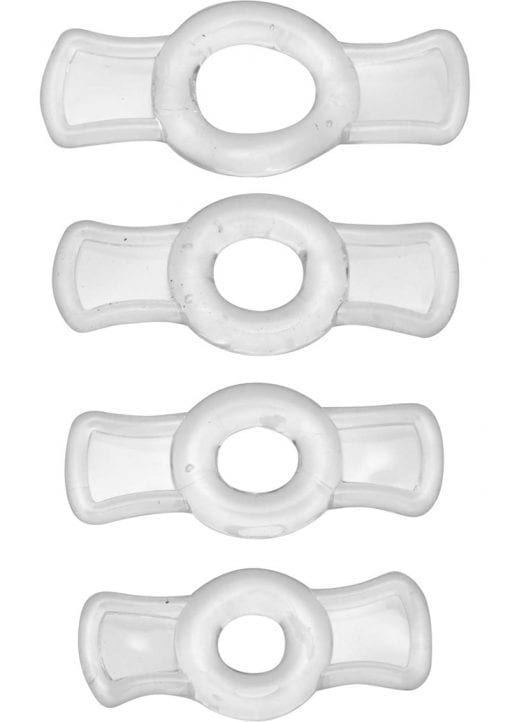 Size Matters Endurance Penis Ring Set Clear