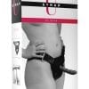 Strap U Flaunt Harness With 3 O Rings Black