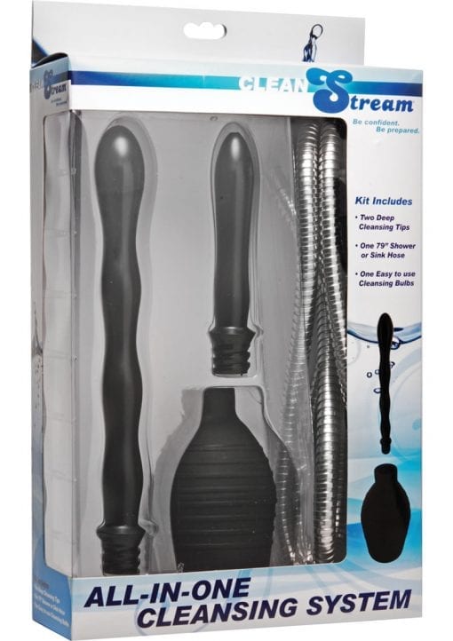 Clean Stream All In One Cleansing System Kit Black