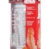 Size Matters Clear sensations vibrating Textured Erection Sleeve TPR Clear