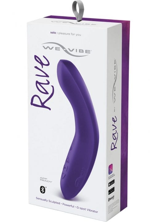 We-Vibe Rave Silicone G Spot Rechargeable Vibrator Purple