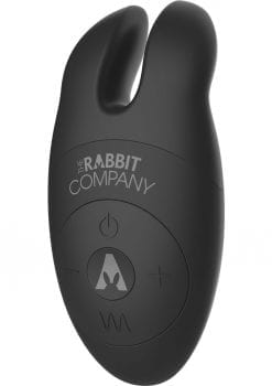 The Lay On Silicone Rabbit Vibe Black