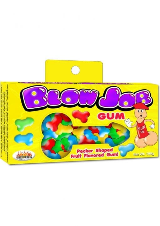Blow Job Pecker Shaped Gum Assorted Fruit Flavored