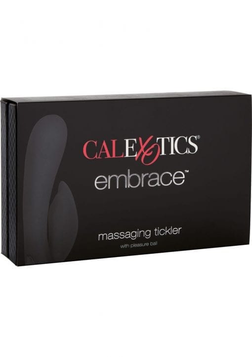 Embrace Silicone Massaging Tickler Waterproof Pink 5 Inch