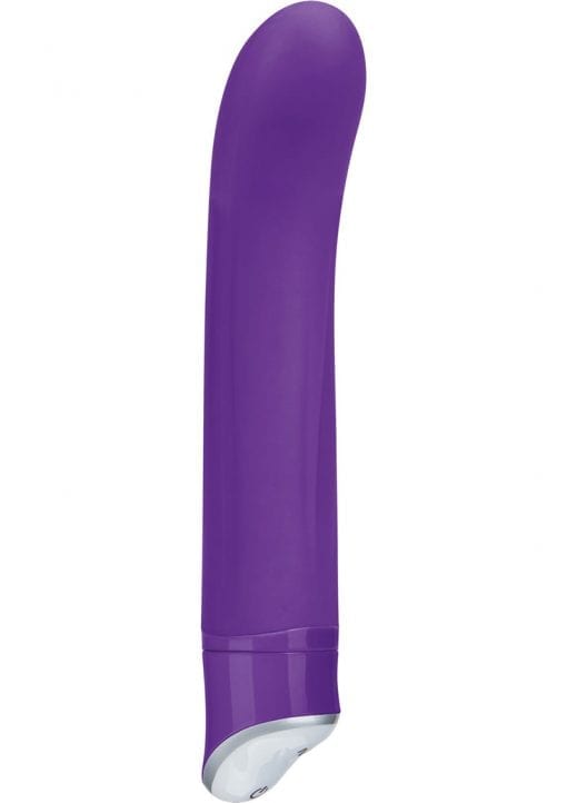 Hustler Silicone Gspot Vibe Waterproof Purple 7 Inch