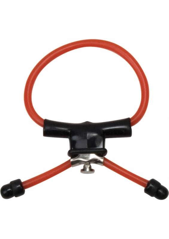 Ace Adjustable Cock Ring Linx Red