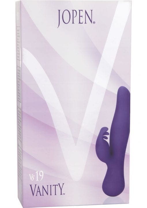 Jopen Vanity VS 19 Silicone Rechargeable Dual Vibe Waterproof Purple