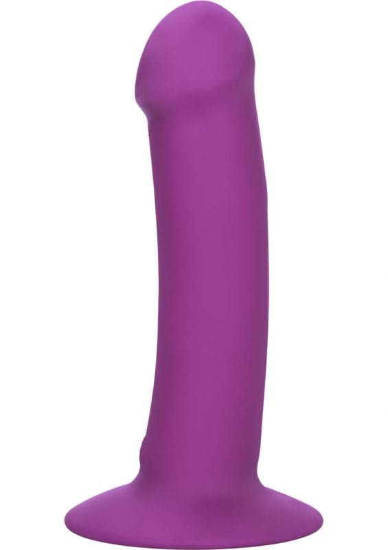 Luxe Touch Sensitive Rechargeable Silicone Vibrator Waterproof Purple 6.5 Inch
