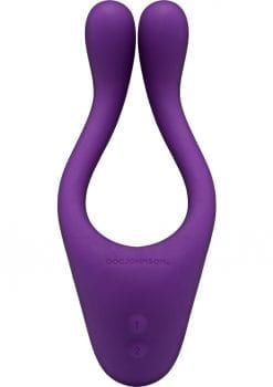 Tryst Rechargeable Multi Erogenous Zone Silicone Massager Waterproof Purple