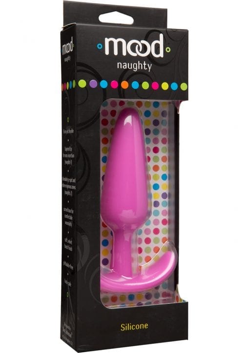 Mood Naughty 1 Xtra Large Silicone Anal Plug Pink 6 Inch