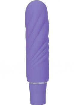 Luxe Nimbus Mini Multifuction Vibe Silicone Waterproof Periwinkle 4.75 Inch