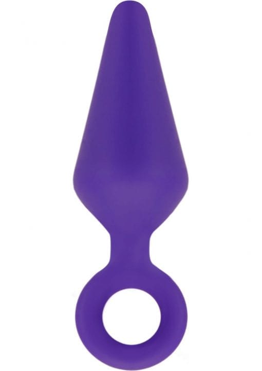 Luxe Candy Rimmer Silicone Anal Plug Large Purple