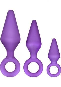 Luxe Candy Rimmer Silicone Anal Kit Purple