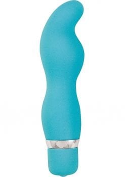 Perfect Fit Lil Tease Silicone Vibe Waterproof Turquoise 4.85 Inch