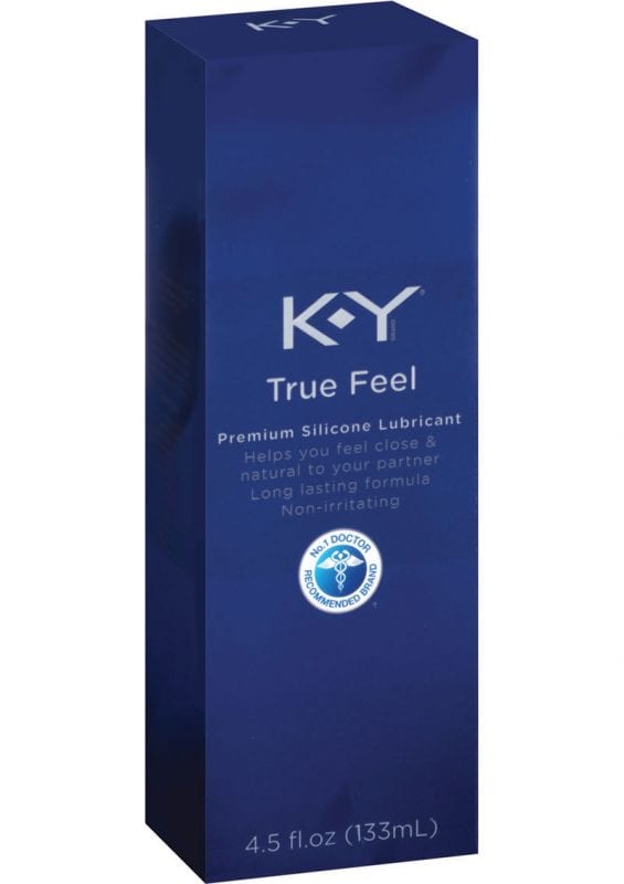 KY True Feel Premium Silicone Lubricant 4.5 Ounce