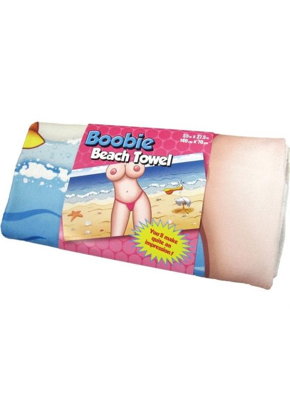 Boobie Beach Towel 55 Inch X 27.5 Inch