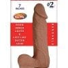 Realcocks Dual Layered 02 Bendable Dildo Waterproof Brown 7 Inch