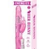 Energize Her Bunny 2 Vibe Waterproof Pink 9 Inch