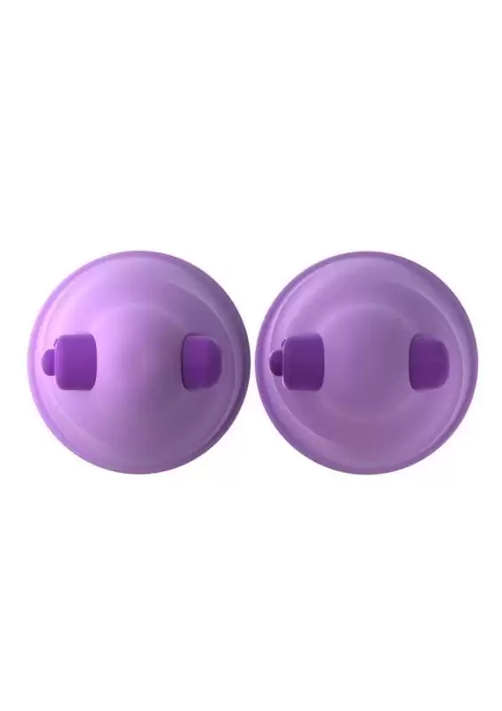 Fantasy For Her Silicone Vibrating Nipple Suck Hers Waterproof Purple 2 Inch
