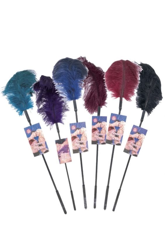 Fantasy Tickler Ostrich Feather Tickler Combo Assorted Colors