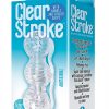 The 9`s Clear Stroke Threeway Masturbator Clear 5.75 Inch