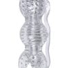 The 9`s Clear Stroke Threeway Masturbator Clear 5.75 Inch