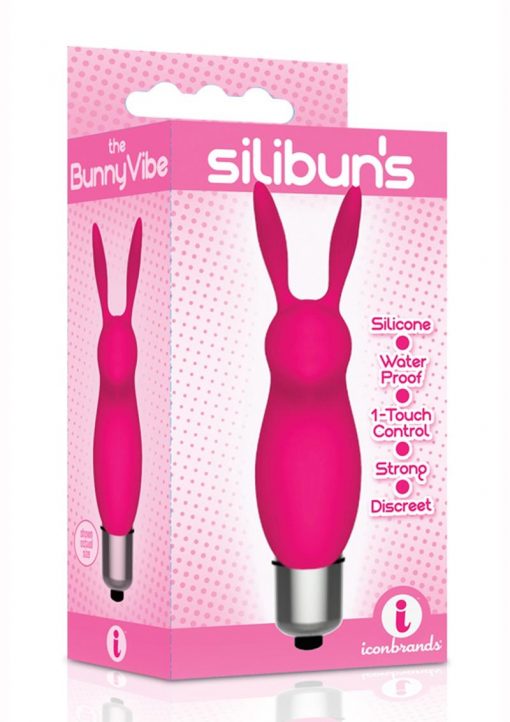 The 9 Silibuns Bunny Bullet Pink Vibrating