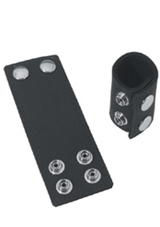 Ball Stretcher With Snaps 2 Inch Black