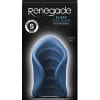 Renegade El Ray Pocket Stroker Silicone Rechargeable Vibrating - Blue