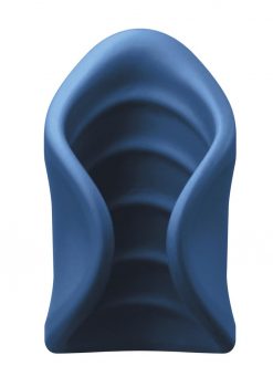 Renegade El Ray Pocket Stroker Silicone Rechargeable Vibrating - Blue