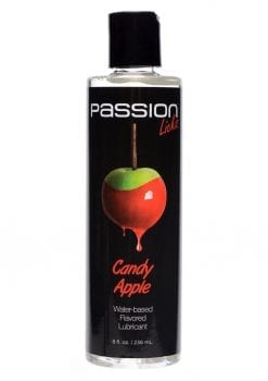 Passion Licks Water Based Flavored Lubricant Candy Apple  8oz