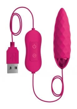 OMG Bullets Fun Vibrating Bullet Multi Function Rechargeable Silicone Pink