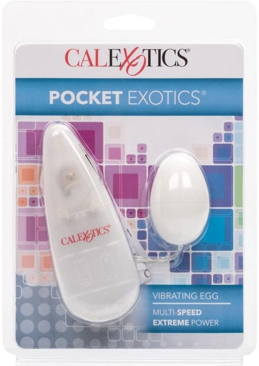 Pocket Exotics Ivory Egg Multispeed 2 Inch Ivory