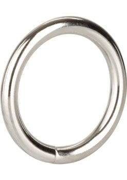 Silver Cock Ring Medium 2 Inch Diameter Silver