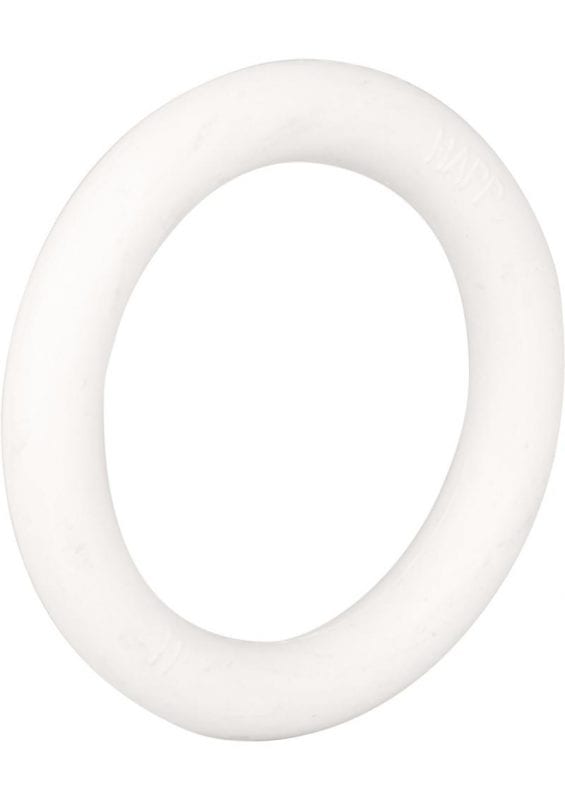 Rubber Cock Ring Small 1.25 Inch Diameter White