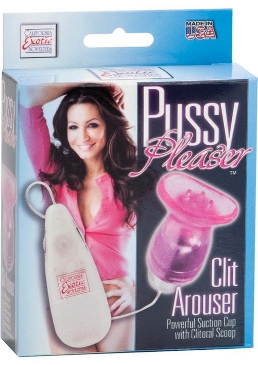 PUSSY PLEASER CLIT AROUSER WITH REMOVABLE BULLET PINK