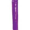 REFLECTIVE GEL SERIES SMOOTH DOUBLE DONG 12 INCH PURPLE