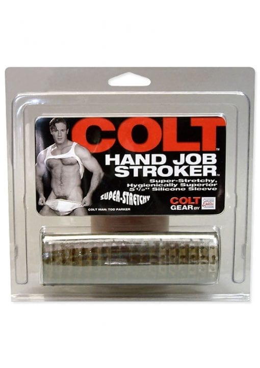 COLT HAND JOB STOKER TOD PARKER 5.5 INCH SILICONE SMOKE
