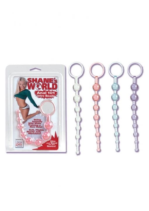 Shanes 101 Intro Anal Beads 7.5 Inch Clear