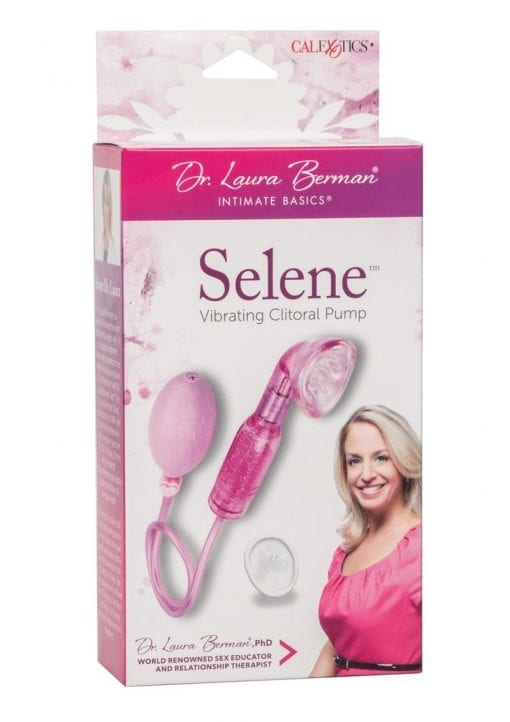 Berman Center Intimate Accessories Selene Vibrating Clitoral Pump Pink