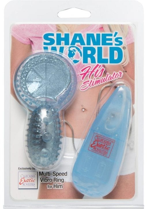 Shanes World His Stimulator Vibro Ring for Him Blue